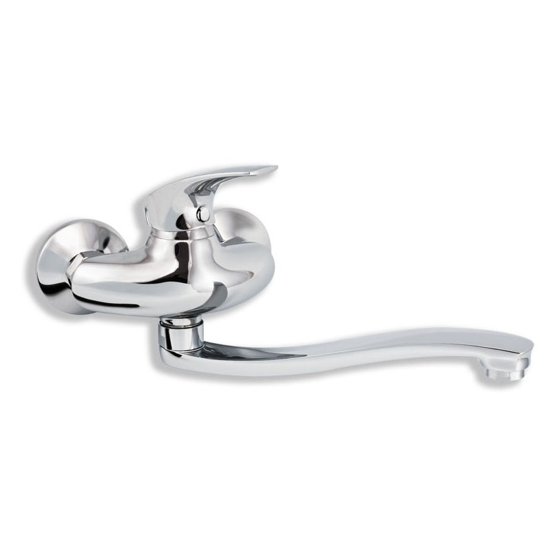 Umyvadlová baterie Metalia 57 100 mm, chrom, nástěnná, Novaservis 57074,0